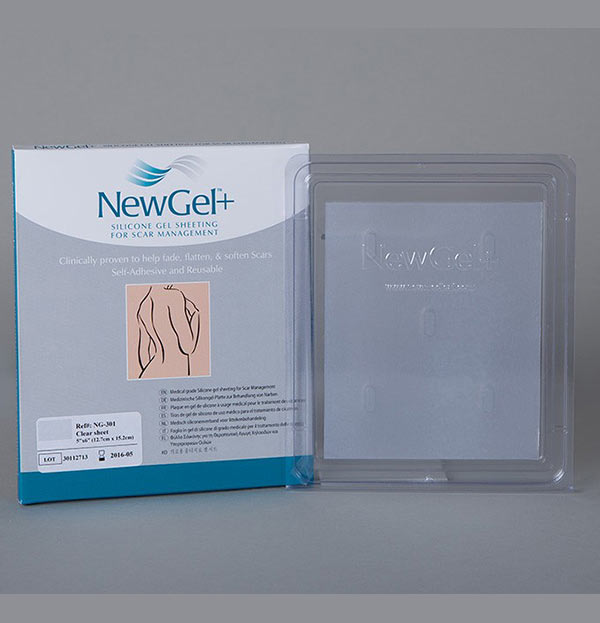 The 1 x 6 Silicone Strips for Scars - Clear (NG-301S) - Scarless
